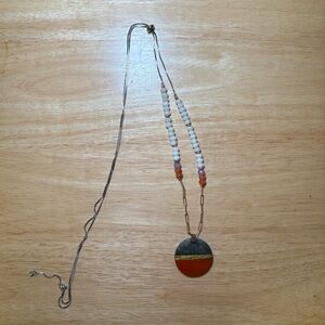 Adjustable Beaded Necklace with Earthy Tones